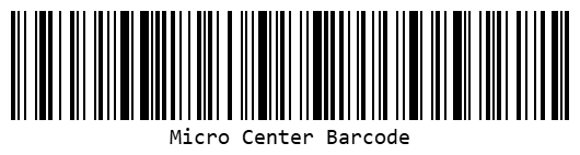 MicroCenter barcode
