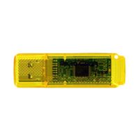 Yellow USB thumbdrive